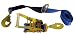 4 Car Hauler Tie Down Straps With Twisted Snap Hooks