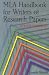 MLA Handbook for Writers of Research Papers [MLA HANDBK FOR WRITERS OF]