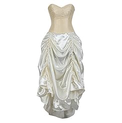 Corset   Waistline Brocade/Cotton/Satin  Dress