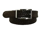 Dockers Boys 8-20 Dockers Reversible Black To Brown Braided Belt With Brushed Nickel Finish Buckle