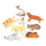 12 Assorted Cats (2.5-inch PVC)IMAGE