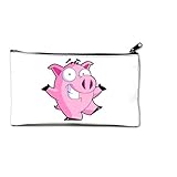 Artsmith, Inc. Clutch Bag Purse (2-Sided) Pig Cartoon
