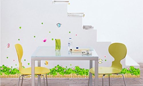 icarekit Grass Floral Ladybug Vinyl Removable DIY Kid Room Decor Wall Sticker Decal Mural (2)