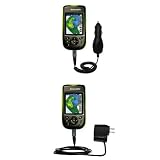Essential Kit for the Sonocaddie v300 GPS - includes Car and Wall Charger with Rapid Charge Technology - Gomadic Brand w/ TipExchange Technology
