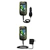Essential Kit for the Sonocaddie v300 GPS includes a Car and Wall Charger - uses Gomadic TipExchange Technology