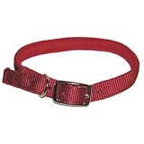 Nylon FLEECE Lined Collar 11 (Red) by Weaver Leather
