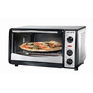 Euro-Pro TO251 Convection 6-Slice Toaster Oven with Pizza Pan