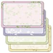 Delicate Asian Florals - Assorted Adhesive Labels