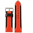 Watch Band Genuine Leather Strap Thick for Sports Watches 20mm
