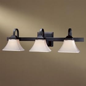 Minka Lavery Lights 6813-66 3LT Bathroom Lighting - Agilis Black Contemporary Indoor Light by Minka
