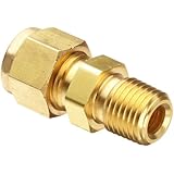 Parker CPI 4-2 FBZ-B Brass Compression Tube Fitting, Adapter, Tube OD x NPT Male