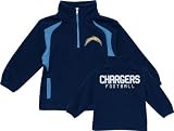 San Diego Chargers Youth Post Game Quarter-Zip Fleece Jacket