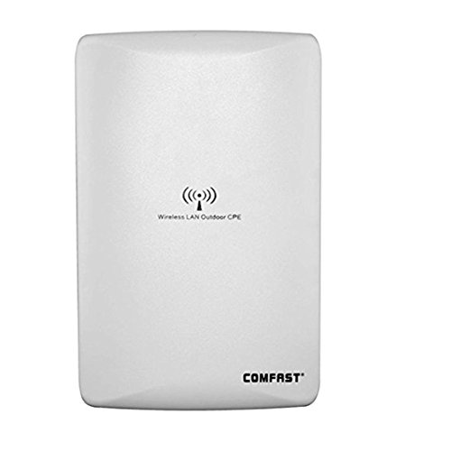 2.4gHz 300Mbps WiFi Repeater Long Range Coverage CPE Wireless Access Point Signal Booster &amp; Amplifier With 48V POE Adapter Outdoor Waterproof Antenna
