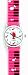 Pink Kids Music Piano Rubber Children's Watch With Second Hand