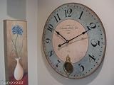 Large 23 Antique Style Colorado Clock Co. Wall Clock