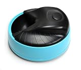 Large Automatic Pet Feeder for Dogs and Cats w/ LCD Display - Programmable Portion Control - Blue