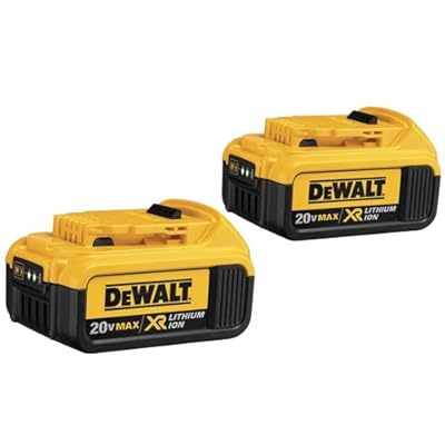 DEWALT DCB204-2 20V Max Premium XR Li-Ion Battery, 2-Pack