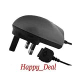Happy Deal:UK 3 Pin Mains Charger (Black) - Apple iPod Classic 160GB (UK)