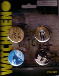 Watchmen Button/Pin Set 4 pack Behind You