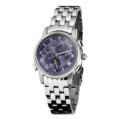 Roebelin & Graef Herrenarmbanduhr Calendario Stahl / Blau