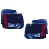 1999-2004 Ford Mustang Tail Lights (LED Carbon Fabric) 1-Pair(Driver and Passenger... 