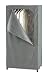 WENKO 4381710100 Kleiderschrank Libertà - atmungsaktives Vlies, 75 x 150 x 50 cm, grau