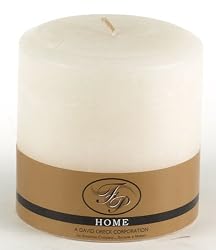 4"x4" Unscented Textured Pillar, Antique White