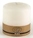 4"x4" Unscented Textured Pillar, Antique White