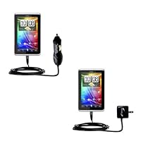 Essential Gomadic AC /DC Charge Accessory Bundle for the HTC EVO View 4G. Kit includes the Gomadic Home and Car Chargers at a Money Saving Price. Based on TipExchange Technology