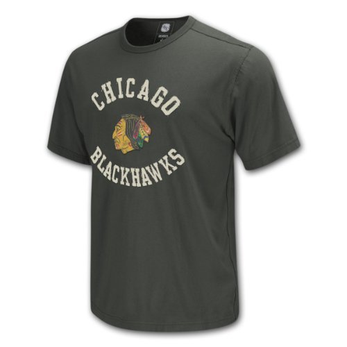 Ccm Chicago Blackhawks Vintage Applique Jersey T-Shirt Size M