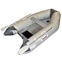 Seamax Sport270 Gray Inflatable Boat, 9.0 FT Tender, Aluminum Floor Dinghy
