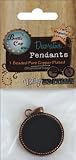 Vintage Collection Large Pendant 1/Pkg-Antique Copper Beaded