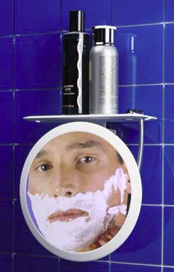 Z'Fogless Ultra II Bathroom Mirror (White) (11.5 H x 9.5