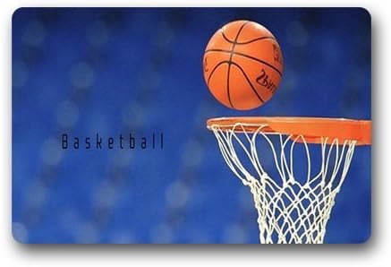 New Hot Wind Basketball Hoop Doormat Outdoors/Indoor Machine Washable Home Floor Mats Rugs 23.6 x 15.7 Inches