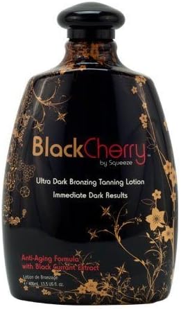 Black Cherry Indoor Tanning Bed Lotion by Squeeze
