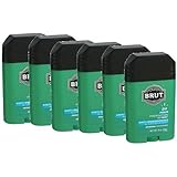 Brut Mens 24 hr Anti-Perspirant/Deodorant Solid 2 oz Original Scent-6 Pack
