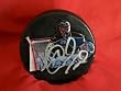 San Jose Sharks Evgeni Nabokov Autographed Photo Hockey Puck, Proof Photo of Evgeni Signing for Us.