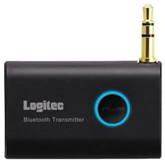 Logitec Bluetooth2.1オーディオトランスミッター USB-AC充電器付属モデル ブラック LBT-AT100C2