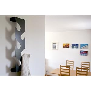 Black Wave Coat Rack