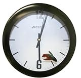 AquaClock Wall Aquarium, Black
