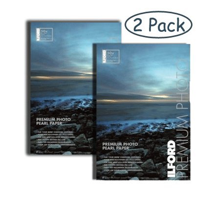 Ilford Premium Pearl 5 x 7 Inch Photo Paper 50 Sheets X2 Pack = 100 Sheets