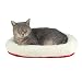 Trixie 28631 Kuschelbett, wendbar 47 � 38 cm, rot / wollwei�
