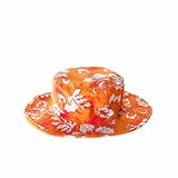 Kidzbanz Orange Hawaiian Sun Hat 2 to 5 years