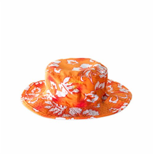 Orange Hawaiin Babies Sun Protection Hat 
