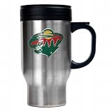 NHL Minnesota Wild Stainless Steel Travel Mug - Primary Logo