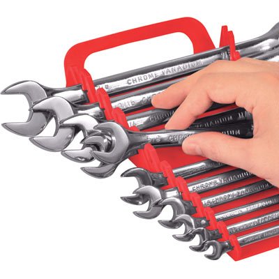 Ernst Manufacturing Wrench Gripper - 11-Tool, Red, Model# 5086