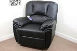 Black Leather - Luxury Massage Recliner with heat