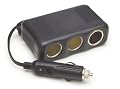 12V, 3 Outlet Platinum Fused Series Cigarette Lighter Adapter with 30