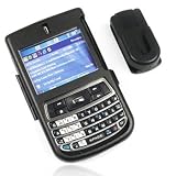 Bargaincell- Brand New HTC T-Mobile Excalibur / Dash / S620 PDA Smartphone Protective Black Aluminum Metal Case With Belt Clip