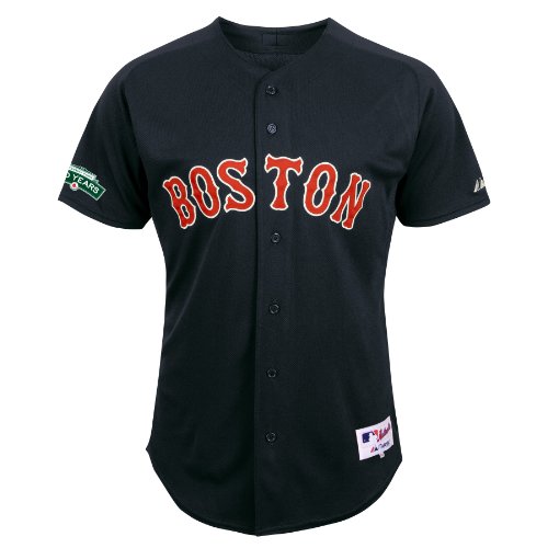 MLB Men's Boston Red Sox Jon Lester Six Button Authentic Authentic Jersey (Navy, 52/XX-Large)